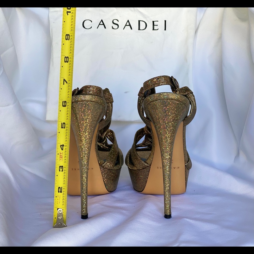 Open toe platform heels - Picture 2 of 3
